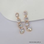 18KGP LUXURY CRYSTAL EARRINGS