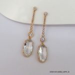 18KGP LUXURY CRYSTAL EARRINGS