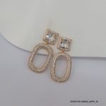 18KGP LUXURY CRYSTAL EARRINGS