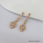 18KGP LUXURY CRYSTAL EARRINGS