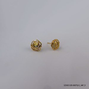 18KGP ROSE CRYSTAL EARRINGS