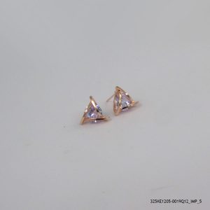 ROSE GOLD PLATED CRYSTAL EARRING
