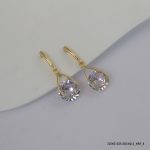 18KGP CRYSTAL DANGLING EARRINGS