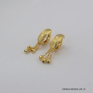 24KGP SG Dangling Hoops