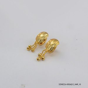 24KGP SG Dangling Hoops
