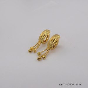 24KGP SG Dangling Hoops