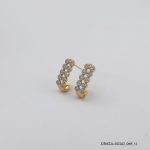 18KGP Cluster Crystal Earring