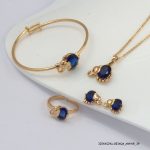 18KGP KIDS FASHION COLOR CRYSTAL SET