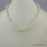SILVER PLATED BENDED NECKLACE