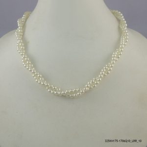 SILVER PLATED BENDED NECKLACE