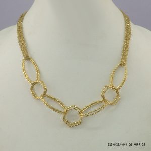 14KGP LUXURY STEEL NECKLACE