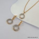 18KGP 2color Luxury Crystal Set