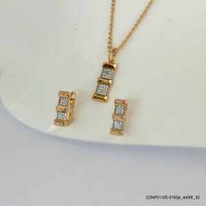 18KGP 2 Color GP Crystal Set