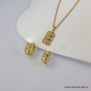 14KGP Elegant Crystal Set