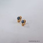 18KGP STAR SHINE CRYSTAL HOOPS