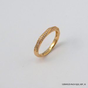 18KGP SYN CRYSTAL BAND