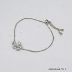 SILVER PLATED CRYSTAL BRACELET