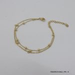 18KGP 2 LINER STEEL BRACELET