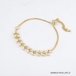 14KGP BEADED ZIPLOCK BRACELET