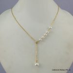 14KGP SYN PEARL NECKLACE
