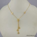 14KGP CHARMS STEEL NECKLACE