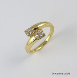 14KGP SYN CRYSTAL RING