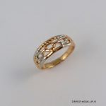 18KGP 2 COLOR FASHION RING
