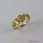 14KGP SYN CRYSTAL RING