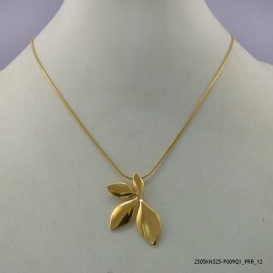 18KGP RETRO STEEL NECKLACE