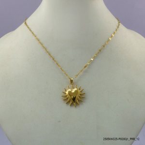 18KGP EURO STEEL NECKLACE