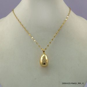 14KGP COSMIC CRYSTAL STEEL NECKLACE