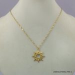 14KGP ELEGANT STEEL NECKLACE