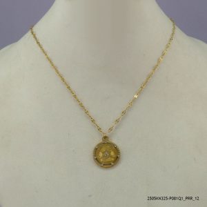 14KGP ELEGANT  STEEL NECKLACE