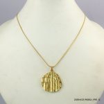 14KGP ELEGANT STEEL NECKLACE