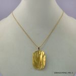 14KGP RETRO STEEL NECKLACE