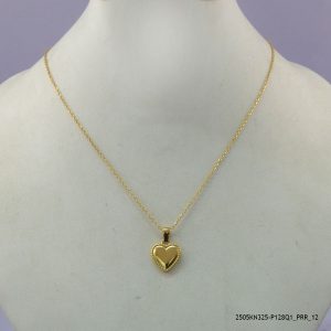 14KGP HEART STEEL NECKLACE
