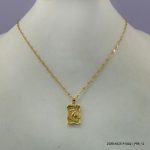 18KGP RETRO STEEL NECKLACE