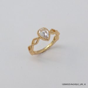 18KGP CRYSTAL RING
