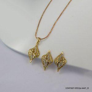 14KGP ELEGANT ZIRCON PEDANT/S