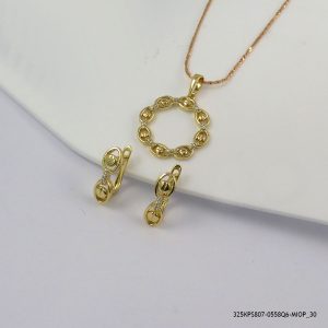 14KGP ELEGANT ZIRCON PEDANT/S