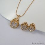 18KGP ELEGANT ZIRCON PEDANT/S