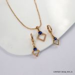 18KGP SYN SAPP COLOR PEDANT/S