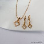 18KGP ZIRCON COLOR PEDANT SET