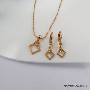 18KGP ZIRCON COLOR PEDANT SET