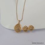 18KGP ELEGANT ZIRCON PEDANT/S