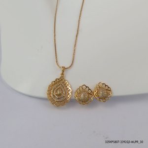 18KGP ELEGANT ZIRCON PEDANT/S