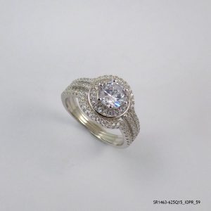 3 IN 1 SILVER ZIRCON RING