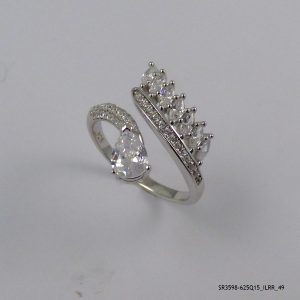 ANTIQUE ZIRCON SILVER RING