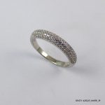 CLUSTER ZIRCON SILVER BAND