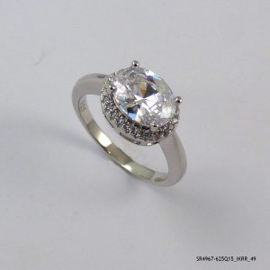 ELEGANT ZIRCON SILVER RING